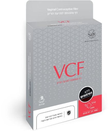 VCF דף מתמוסס למניעת הריון