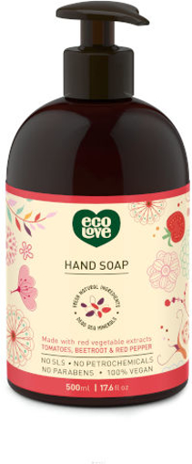 ecoLove סבון ידיים ירקות אדומים - אקולאב