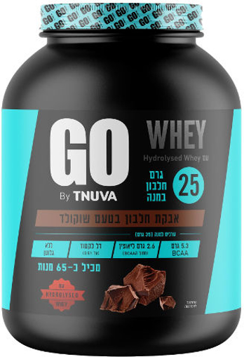 תמונה של אבקה חלבון GO עם WHEY בטעם שוקולד